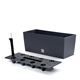 Doniczka Rato case antracyt Prosperplast DRTC600-S433