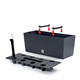 Doniczka Rato case antracyt Prosperplast DRTC600-S433