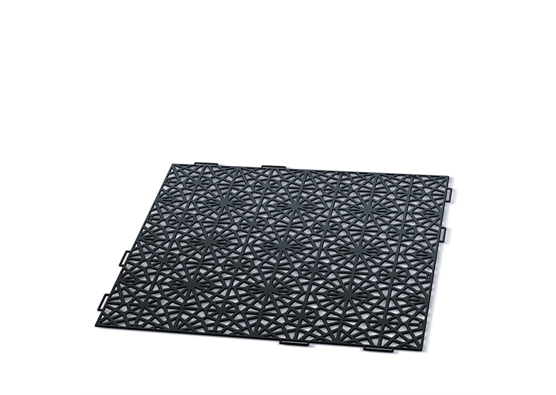 Kratka ażurowa MOSAIC - czarny Prosperplast IAK401-S411