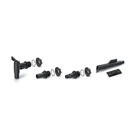 Zestaw z kranikiem i wylewką do zbiornika na deszczówkę Prosperplast Icanset4