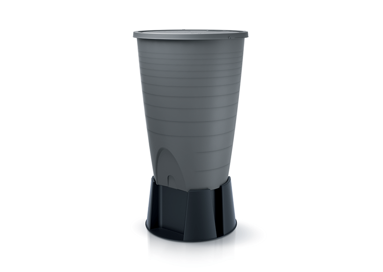 Zbiornik na deszczówkę smooth gray peruno Prosperplast IDPE260S-429U