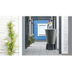 Pojemnik na deszczówkę 210l SMOOTH smooth gray Prosperplast IDSM210-429U