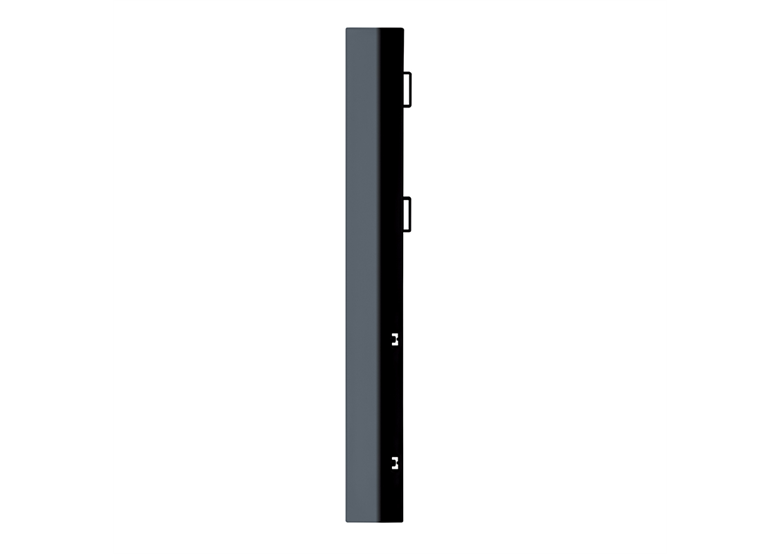 Obrzeże kratki ażurowej (listwa) - czarny Prosperplast IOL40-S411