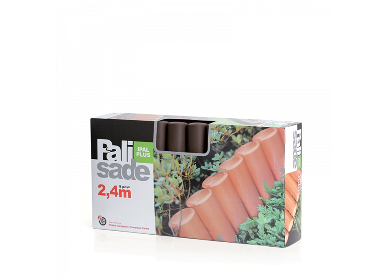 Prosper Plast Gartenpalasade Braun – 12 Stück, Je 302 X 10 Cm, Kunststoff-Zaunelemente