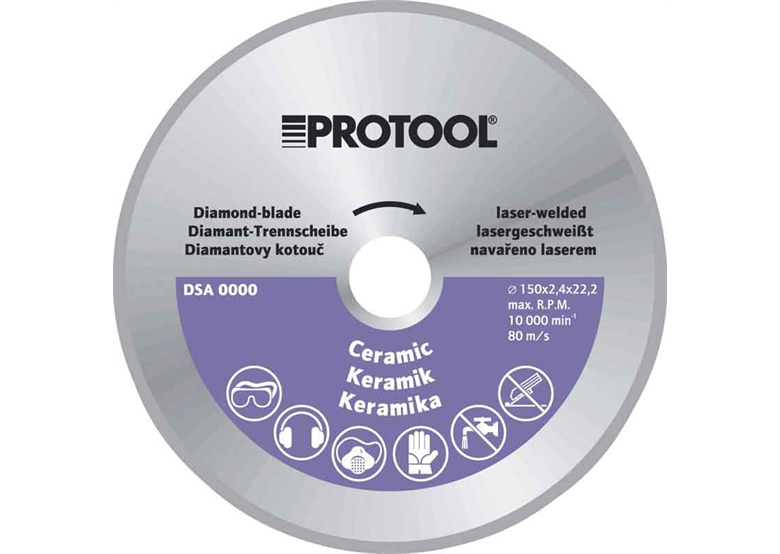 Tarcza diamentowa  „Ceramic” Protool 623161
