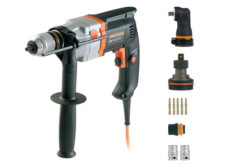 Wiertarka bezudarowa DRP 16 ET FF Set (QuaDrill) Protool 638864
