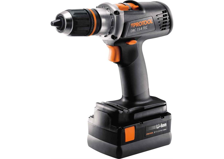 Wiertarko-wkrętarki QuaDrive Protool DRC 15-4 TEC LI SET