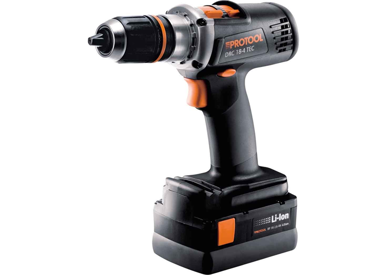 Wiertarko-wkrętarki QuaDrive Protool DRC 18-4 TEC LI SET