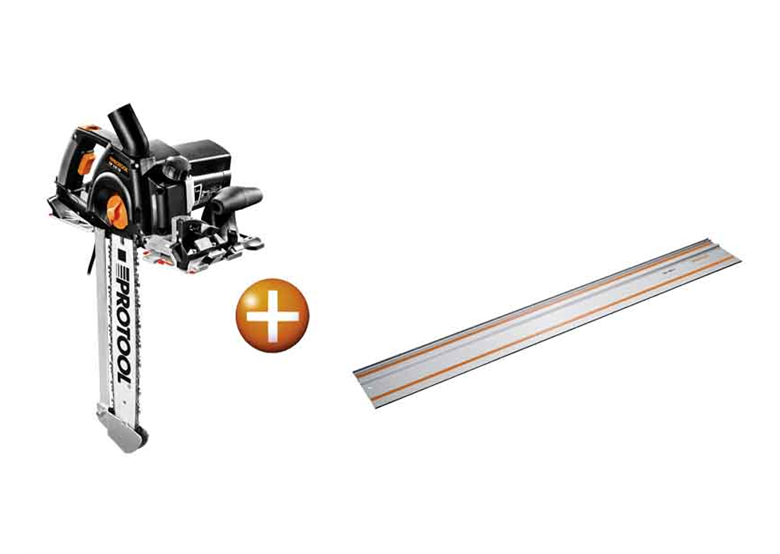 Pilarka mieczowa + Szyna prowadząca Protool ISP 330EB GRP SET