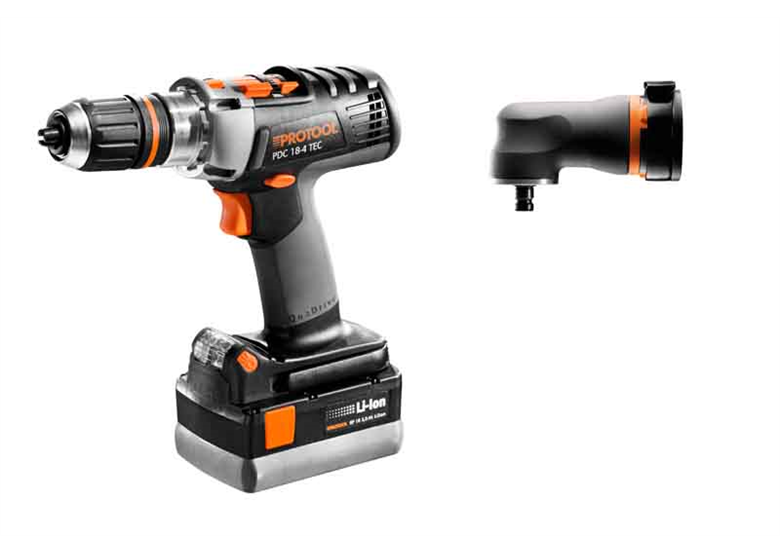 Wiertarko-wkrętarka udarowa Protool PDC 18-4 TEC LI SET