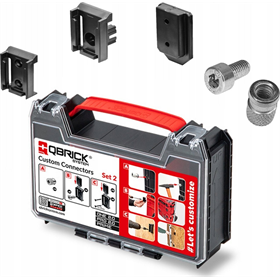 Szybkozłączki z moletami Qbrick System Custom Connectors Set 2