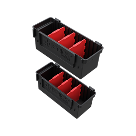 Zestaw modułowych pojemników Qbrick System Custom Deep Modular Bin Set