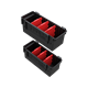 Zestaw modułowych pojemników Qbrick System Custom Deep Modular Bin Set