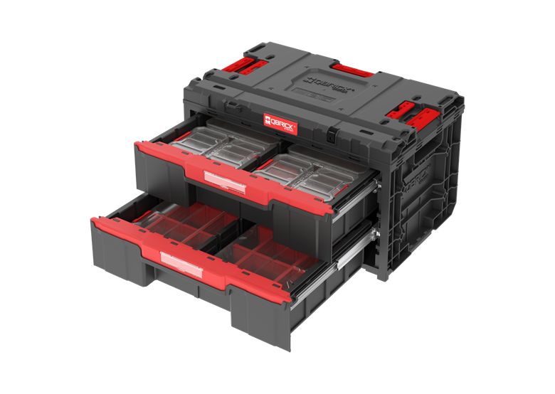 Skrzynia z szufladami Qbrick System ONE 2.0 DRAWER 2 TOOLBOX PROMO Compact Organizers SET