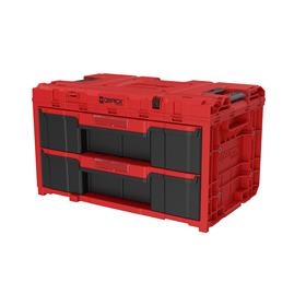 Skrzynka z szufladami Qbrick System ONE 2.0 DRAWER 2 TOOLBOX RED Ultra HD Custom