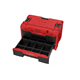 Skrzynka z szufladami Qbrick System ONE 2.0 DRAWER 2 TOOLBOX RED Ultra HD Custom