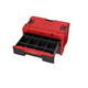 Skrzynka z szufladami Qbrick System ONE 2.0 DRAWER 2 TOOLBOX RED Ultra HD Custom