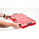 Organizer z wyjmowanymi kubełkami Qbrick System ONE 2.0 ORGANIZER L RED