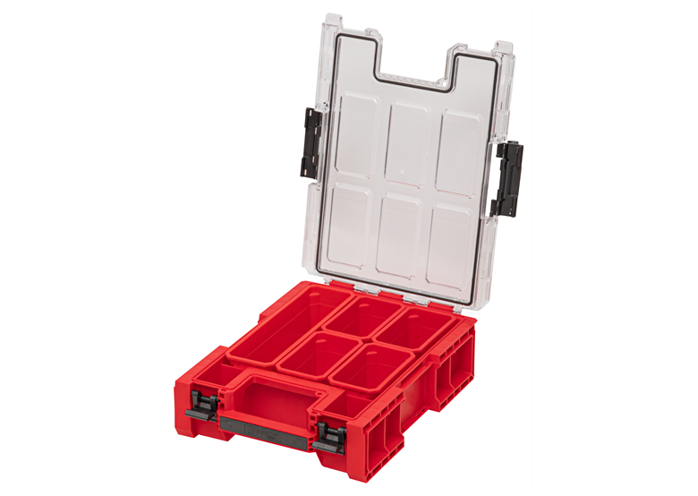 Organizer z wyjmowanymi kubełkami Qbrick System ONE 2.0 ORGANIZER M PLUS RED Ultra HD