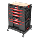 Zestaw szuflad na platformie kołowej Qbrick System ONE 2.0 WORKSHOP DRAWERS SET nr 4