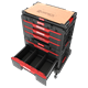Zestaw szuflad na platformie kołowej Qbrick System ONE 2.0 WORKSHOP DRAWERS SET nr 4