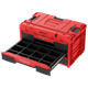 Zestaw szuflad na platformie kołowej Qbrick System ONE 2.0 WORKSHOP DRAWERS SET nr 5 RED Ultra HD Custom