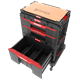 Zestaw szuflad na platformie kołowej Qbrick System ONE 2.0 WORKSHOP DRAWERS SET nr 6