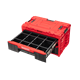 Zestaw szuflad na platformie kołowej Qbrick System ONE 2.0 WORKSHOP DRAWERS SET nr 7 RED Ultra HD Custom