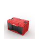 Zestaw szuflad na platformie kołowej Qbrick System ONE 2.0 WORKSHOP DRAWERS SET nr 7 RED Ultra HD Custom