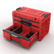 Skrzynka z szufladami Qbrick System PRIME DRAWER 3 TOOLBOX EXPERT RED Ultra HD Custom
