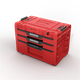 Skrzynka z szufladami Qbrick System PRIME DRAWER 3 TOOLBOX EXPERT RED Ultra HD Custom