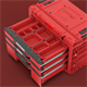 Skrzynka z szufladami Qbrick System PRIME DRAWER 3 TOOLBOX EXPERT RED Ultra HD Custom
