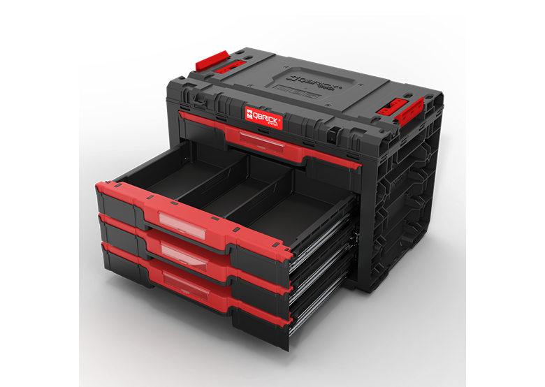 Skrzynka z szufladami Qbrick System PRIME DRAWER 4 TOOLBOX BASIC