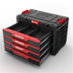 Skrzynka z szufladami Qbrick System PRIME DRAWER 4 TOOLBOX BASIC