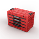 Skrzynka z szufladami Qbrick System PRIME DRAWER 4 TOOLBOX EXPERT RED Ultra HD Custom