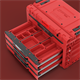 Skrzynka z szufladami Qbrick System PRIME DRAWER 4 TOOLBOX EXPERT RED Ultra HD Custom