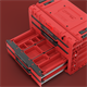 Skrzynka z szufladami Qbrick System PRIME DRAWER 4 TOOLBOX EXPERT RED Ultra HD Custom