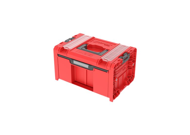 Skrzynka z szufladą Qbrick System PRO 2.0 DRAWER 1 TOOLBOX PROFI BASIC RED Ultra HD Custom