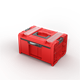 Skrzynka z szufladą Qbrick System PRO 2.0 DRAWER 1 TOOLBOX PROFI BASIC RED Ultra HD Custom