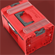 Skrzynka z szufladą Qbrick System PRO 2.0 DRAWER 1 TOOLBOX PROFI BASIC RED Ultra HD Custom
