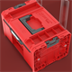 Skrzynka z szufladą Qbrick System PRO 2.0 DRAWER 1 TOOLBOX PROFI BASIC RED Ultra HD Custom