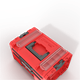 Skrzynka z szufladami Qbrick System PRO 2.0 DRAWER 2 TOOLBOX PROFI EXPERT RED Ultra HD Custom