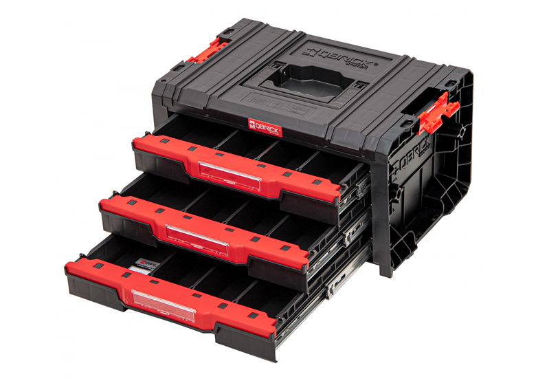 Skrzynka z szufladami Qbrick System PRO 2.0 DRAWER 3 TOOLBOX BASIC