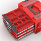 Skrzynka z szufladami Qbrick System PRO 2.0 DRAWER 3 TOOLBOX PROFI EXPERT RED Ultra HD Custom