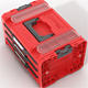 Skrzynka z szufladami Qbrick System PRO 2.0 DRAWER 3 TOOLBOX PROFI EXPERT RED Ultra HD Custom