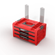 Skrzynka z szufladami Qbrick System PRO 2.0 DRAWER 3 TOOLBOX PROFI EXPERT RED Ultra HD Custom