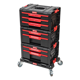 Zestaw szuflad na platformie kołowej Qbrick System PRO 2.0 DRAWER SET