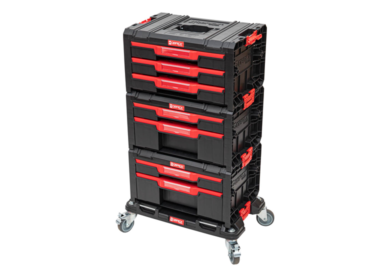 Zestaw szuflad na platformie kołowej Qbrick System PRO 2.0 DRAWER SET