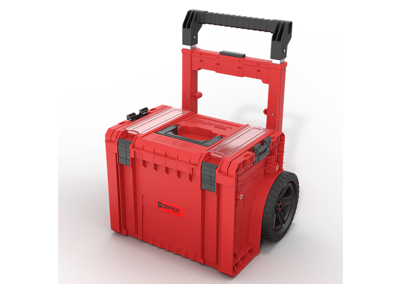 Kołowa skrzynka narzędziowa Qbrick System PRO CART 2.0 PROFI PLUS RED Ultra HD
