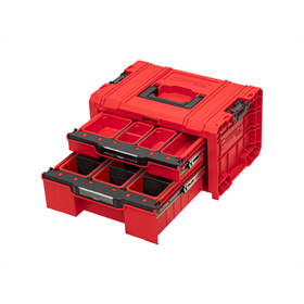 Skrzynka z szufladami Qbrick System PRO DRAWER 2 TOOLBOX EXPERT RED Ultra HD